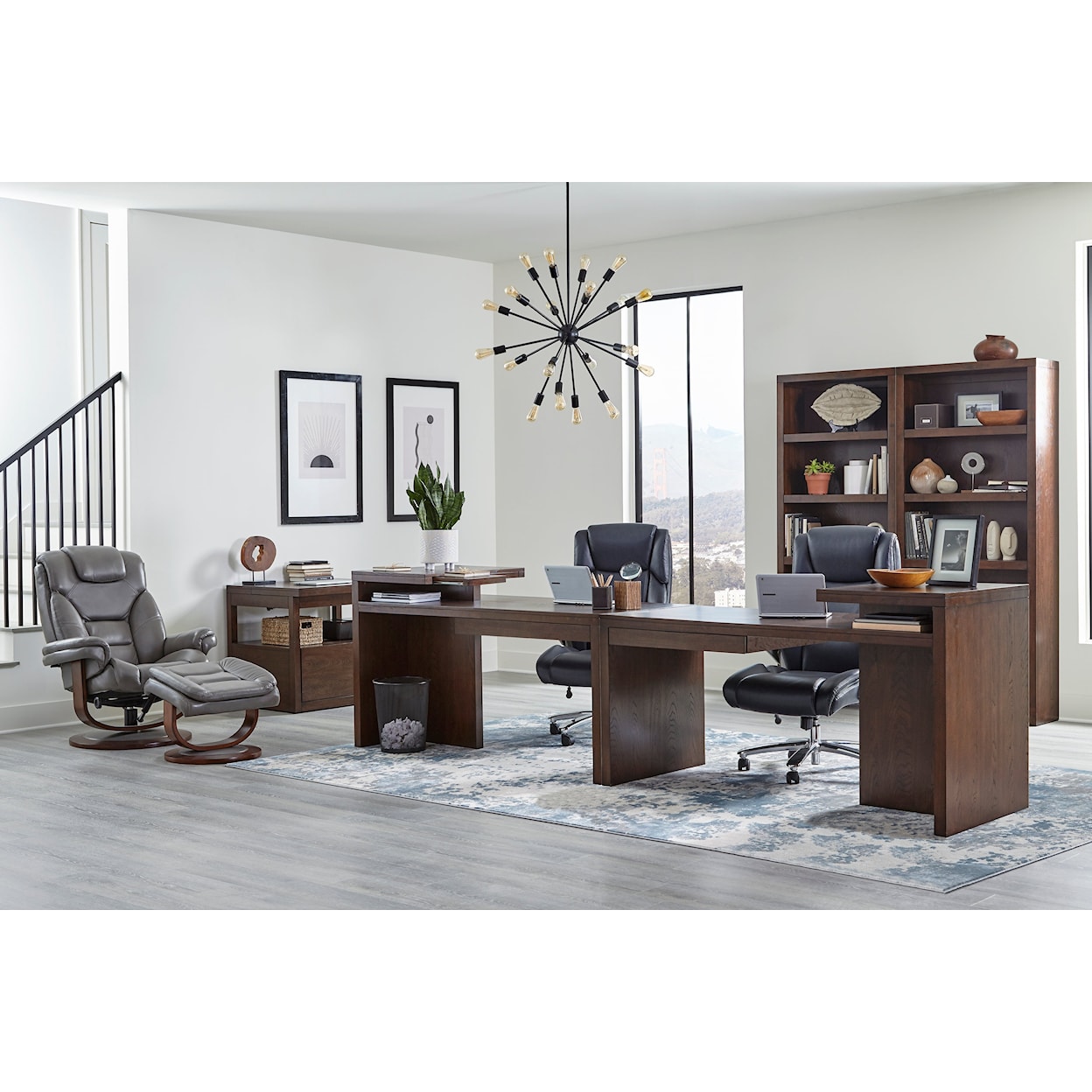 Parker House Elevation 5 Piece Home Office