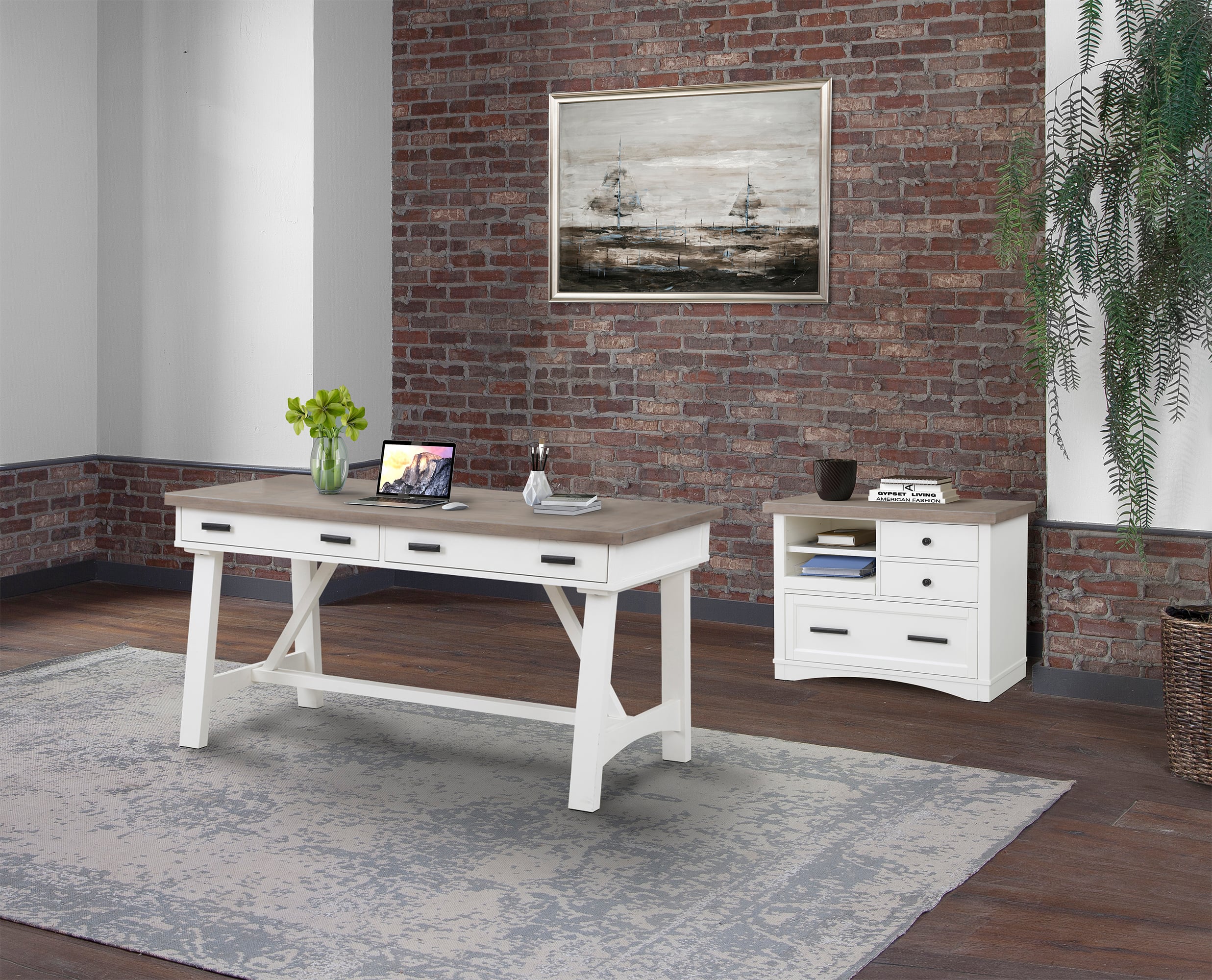 Paramount Furniture Americana Modern AME 350 3 COT Workstation