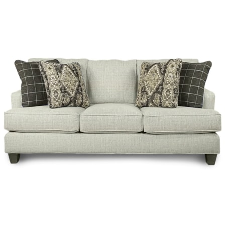 Customizable Shallow Depth 3-Seat Sofa