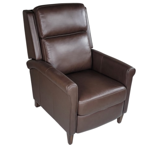 Transitional Manual Pushback High Leg Recliner