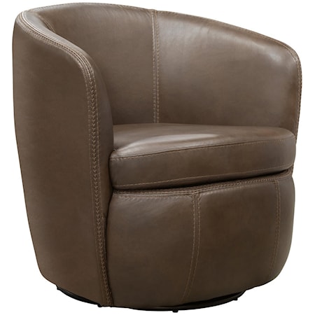 Barolo Brown Swivel Chair