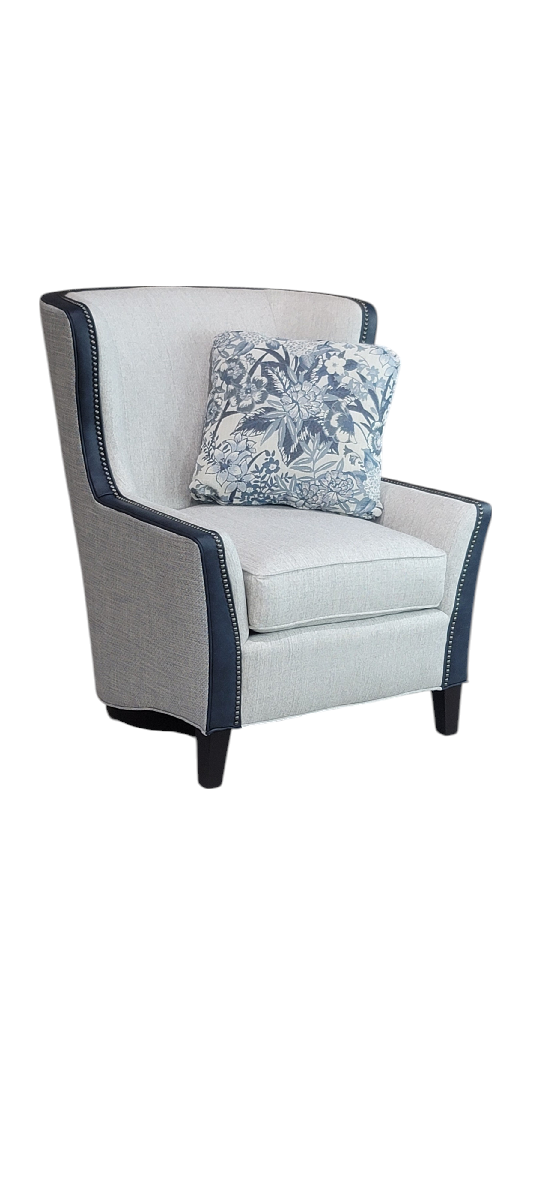 Upholstered Wingback Chair
