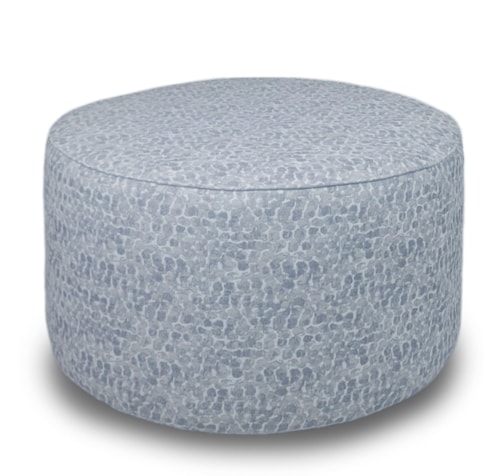 Casual Round Cocktail Ottoman