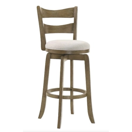 Full-Back Swivel Counter Stool