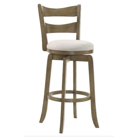 Full-Back Swivel Counter Stool