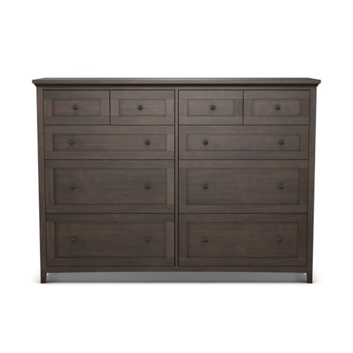 Casual 10-Drawer Dresser