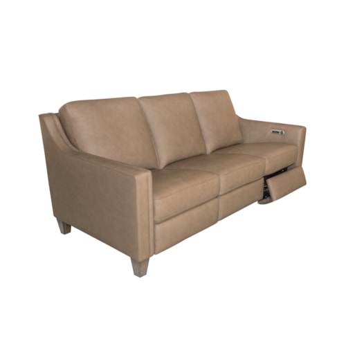 Leather Reclining Sofa
