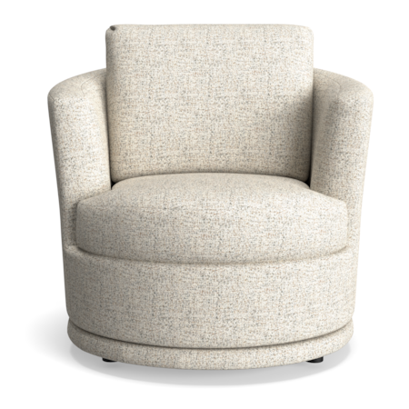 Swivel Barrel Chair