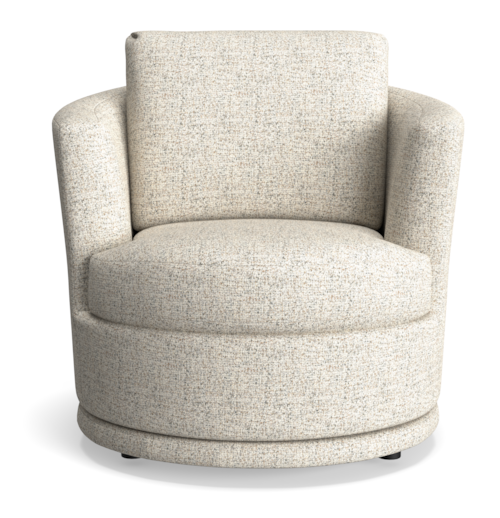 Mid-Century Modern Swivel Barrel Chair