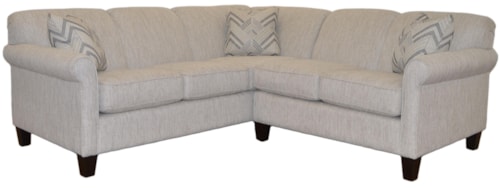 Customizable 4-Seat Sectional Sofa w/ LAF Return Sofa