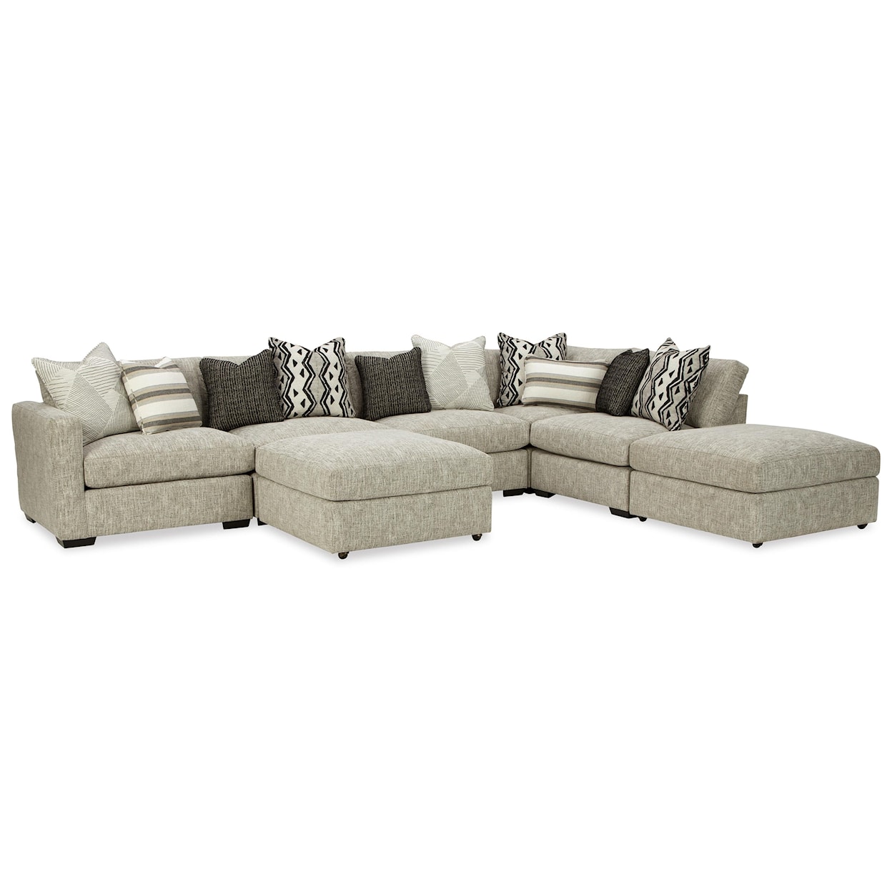 Hickory Craft 792750BD 7-Piece Sectional Sofa