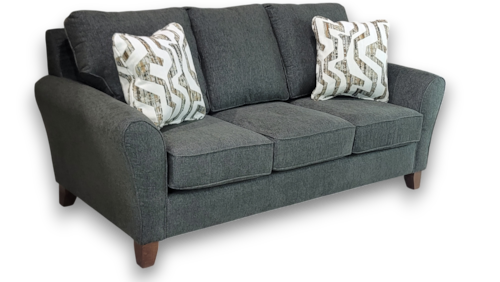 Transitional Sofa with Flared Arms