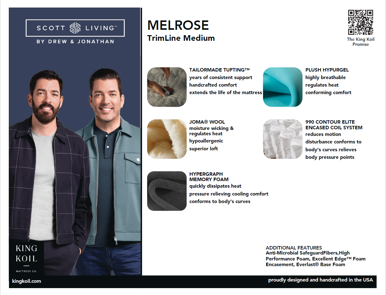 Queen Melrose Medium Mattress