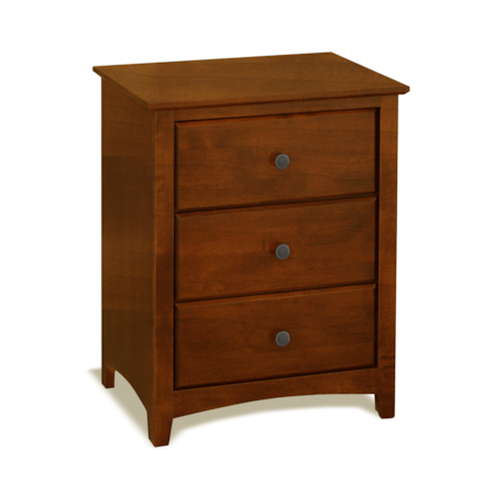3-Drawer Nightstand