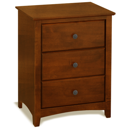 3-Drawer Nightstand