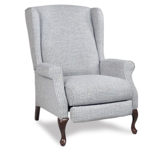Customizable High Leg Recliner with Push Back