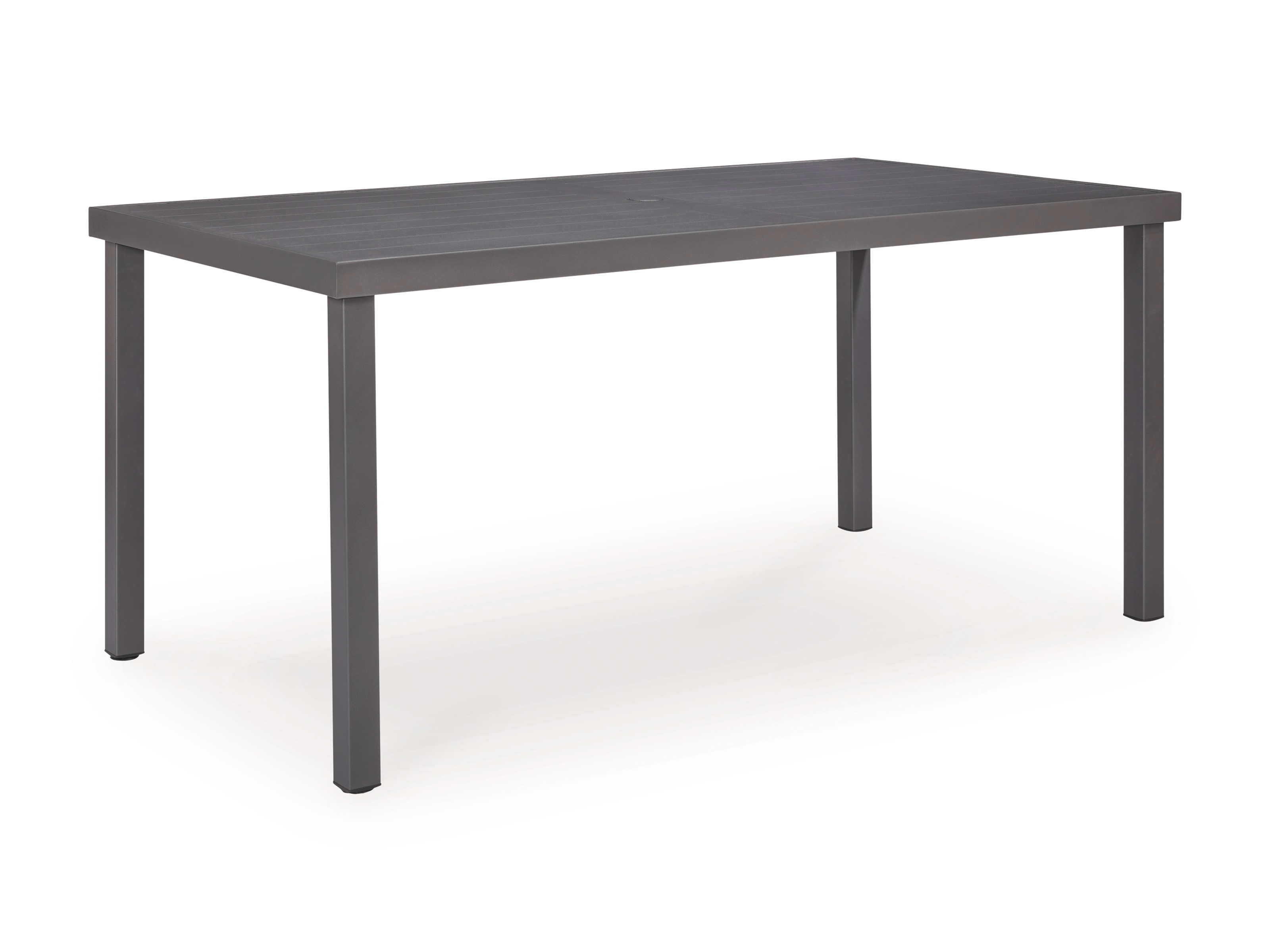 Signature Design by Ashley Rocky Creek Rect Dining Table W/Umb Opt