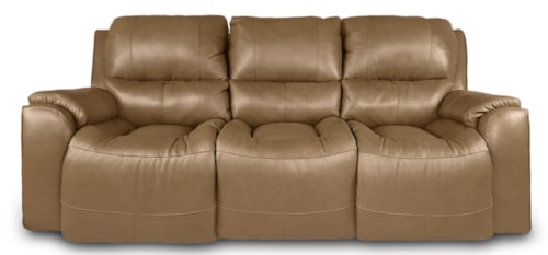 Power Headrest Double Reclining Sofa with Next Level
