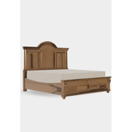 King Arched Panel Bed