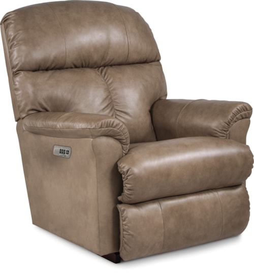 Casual Power Rocking Recliner w/ Headrest, Lumbar & USB Port
