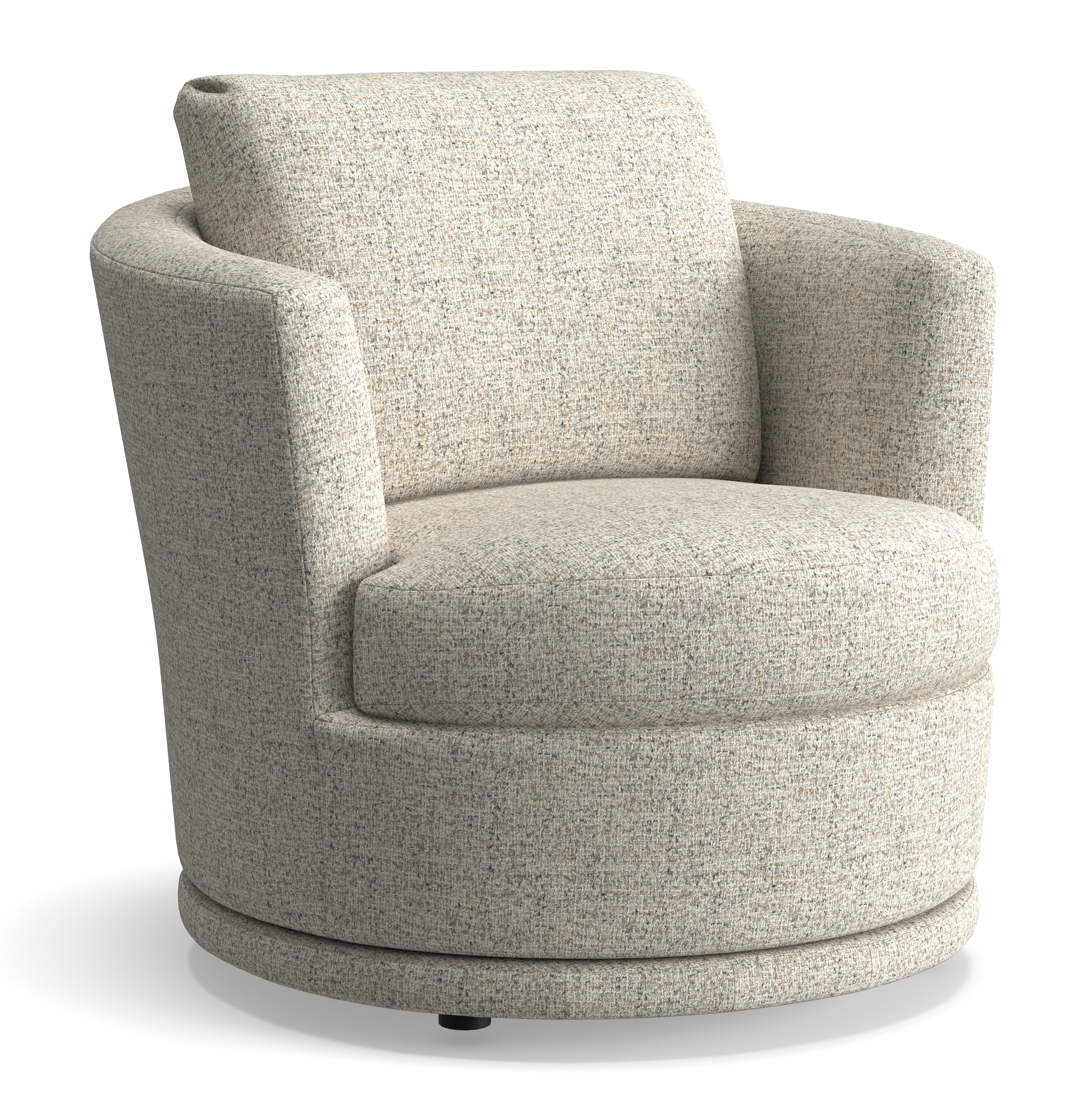 Swivel Barrel Chair