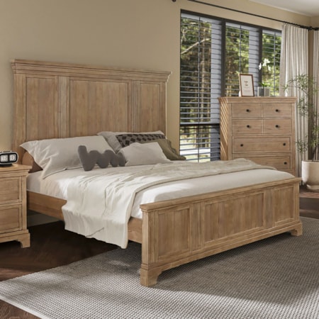 King Panel Bed