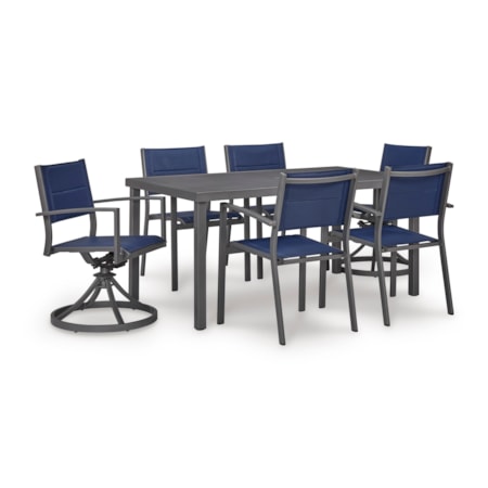 Outdoor 7 pc Dining Set