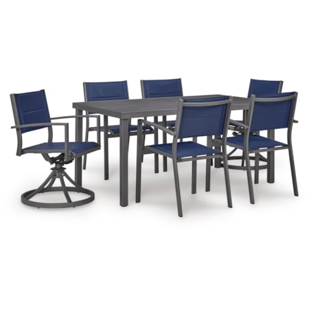 Outdoor 7 pc Dining Set