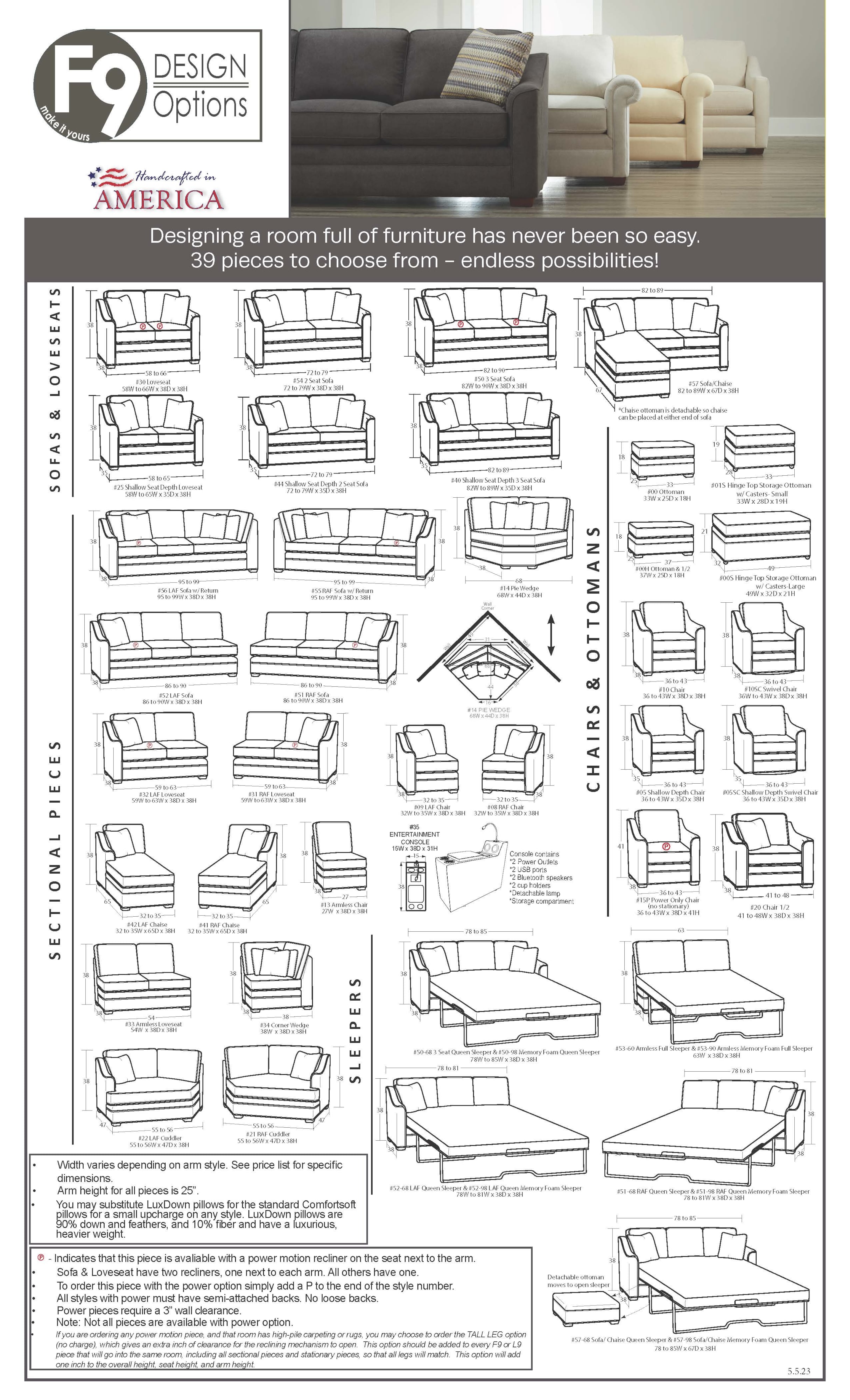 Custom 3-Piece Sectional