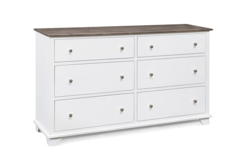 Farmhouse 6-Drawer Dresser