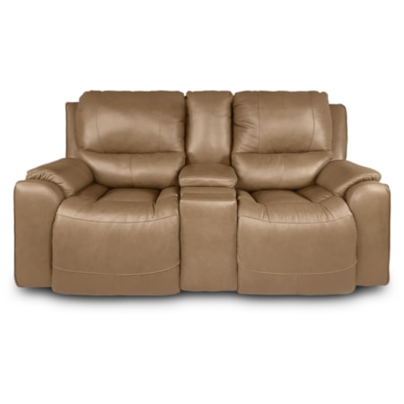 Power Headrest Console Loveseat