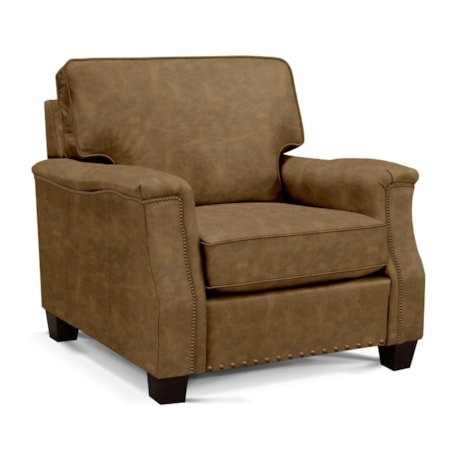 Transitional Accent Chair with Nailhead Trim