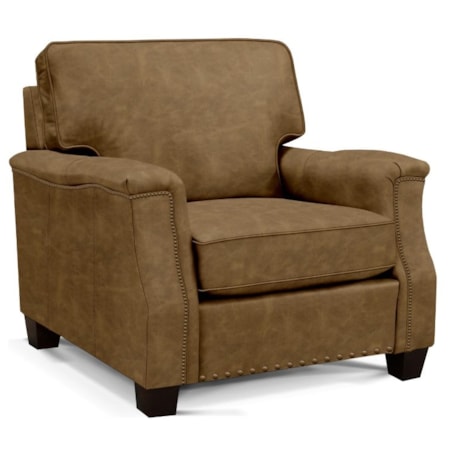 Transitional Accent Chair with Nailhead Trim