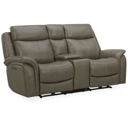 Power Headrest Console Loveseat
