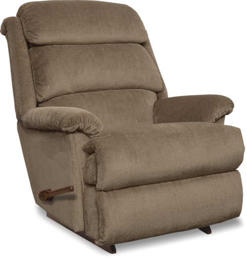 Wall Recliner with Channel-Tufted Back