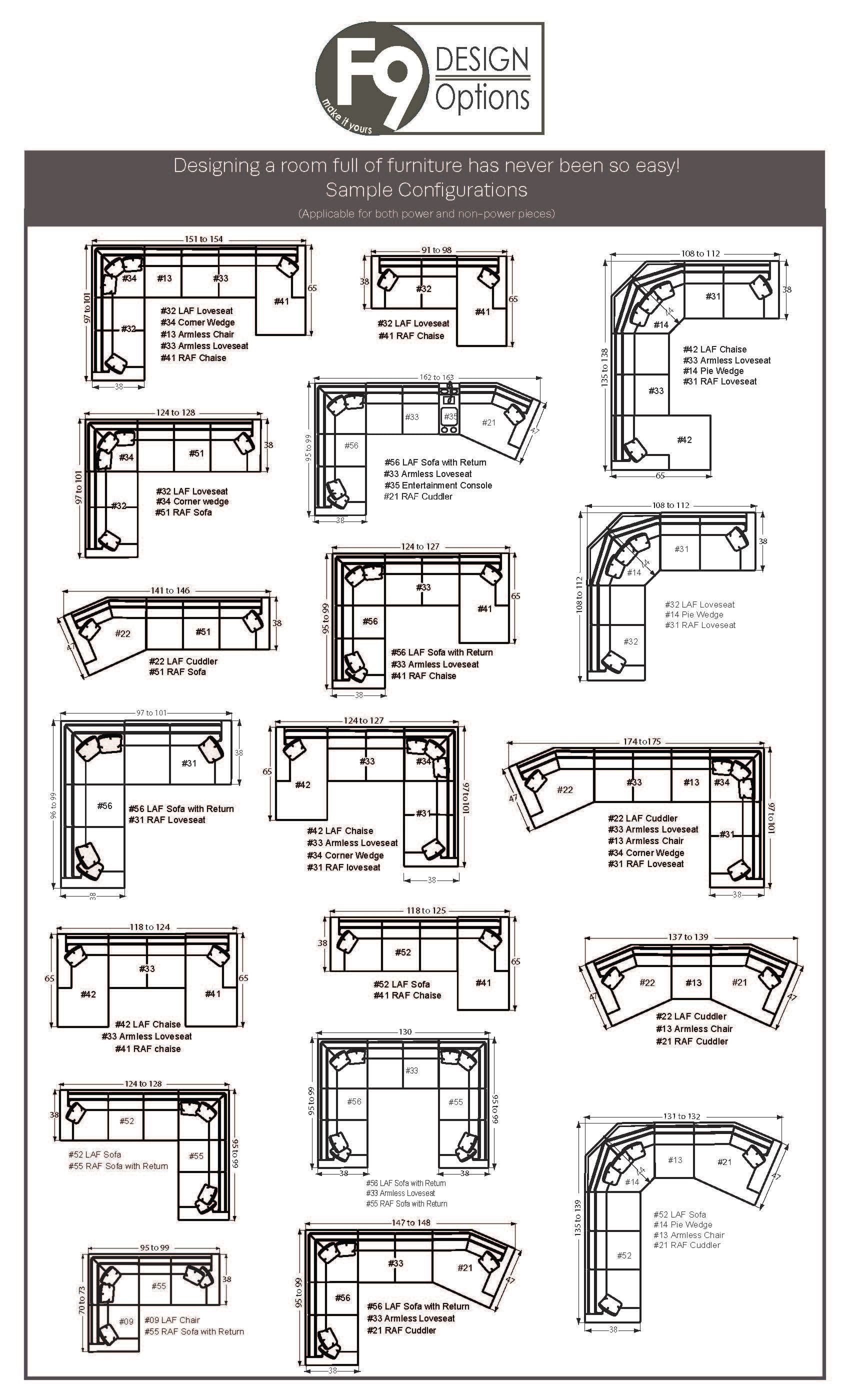 Custom 3-Piece Sectional