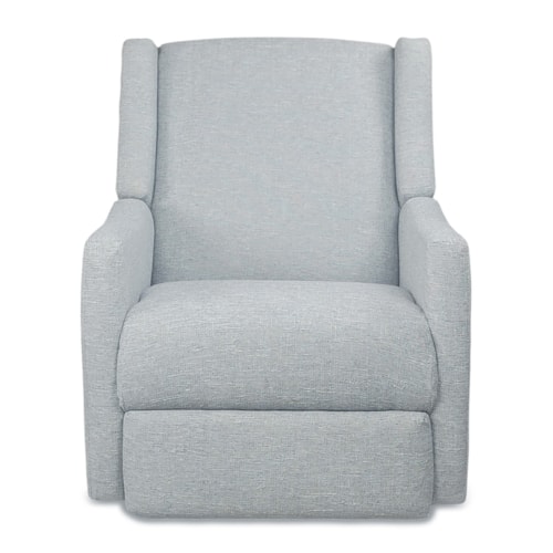 Transitional Push-Back Swivel Glider Recliner with Wings