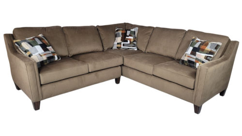 Transitional 2-Piece Sectional with RAF Corner Sofa