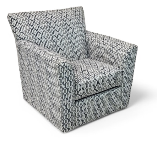 Allegra Swivel Glider with Flared Arms