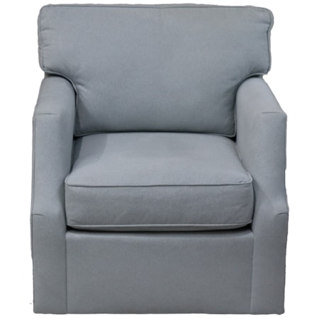 Customizable Chair with Track Arms, Semi-Att