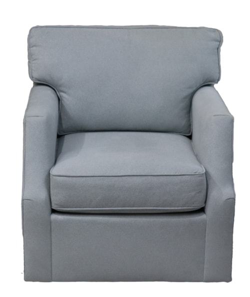 Customizable Chair with Track Arms, Semi-Att