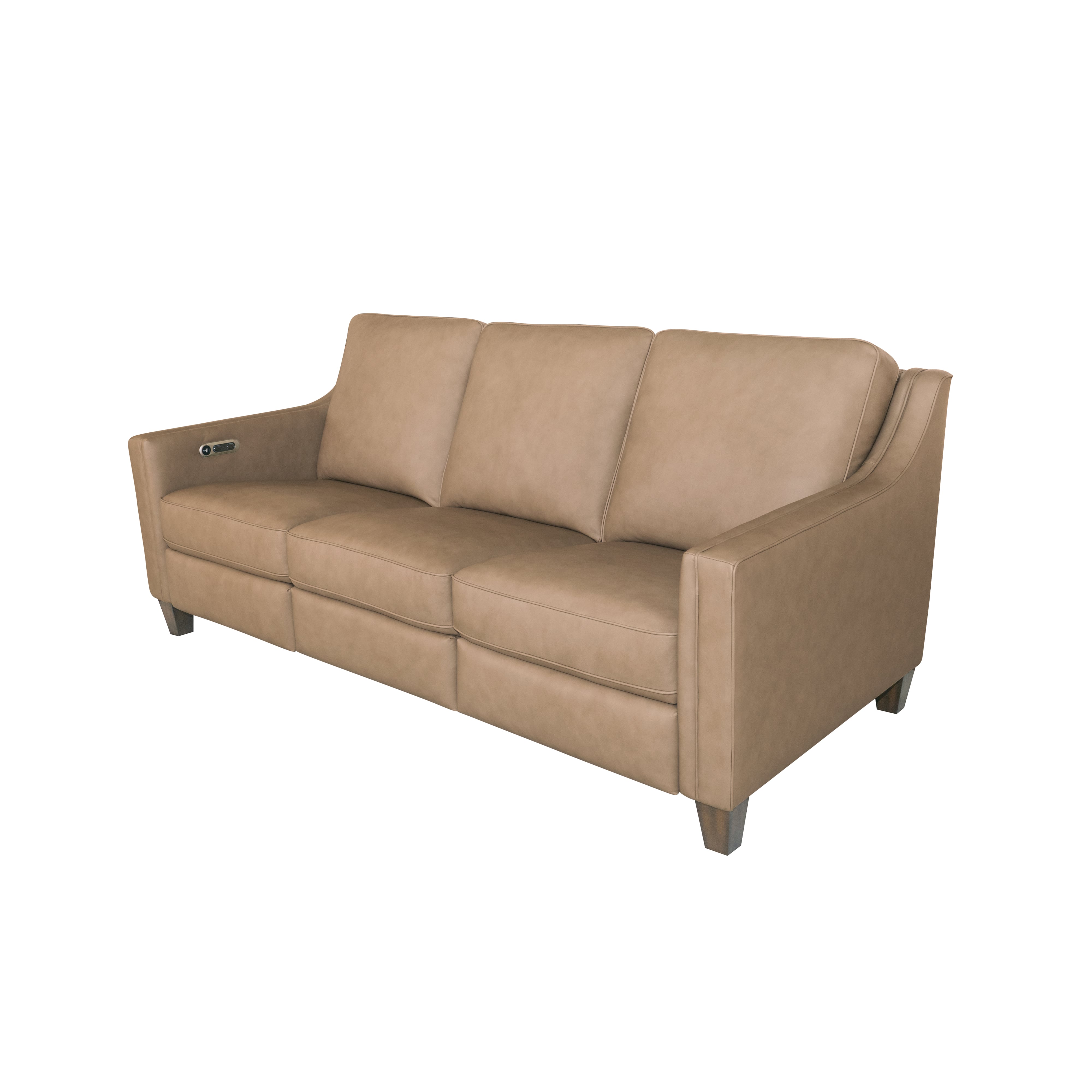 Leather Reclining Sofa