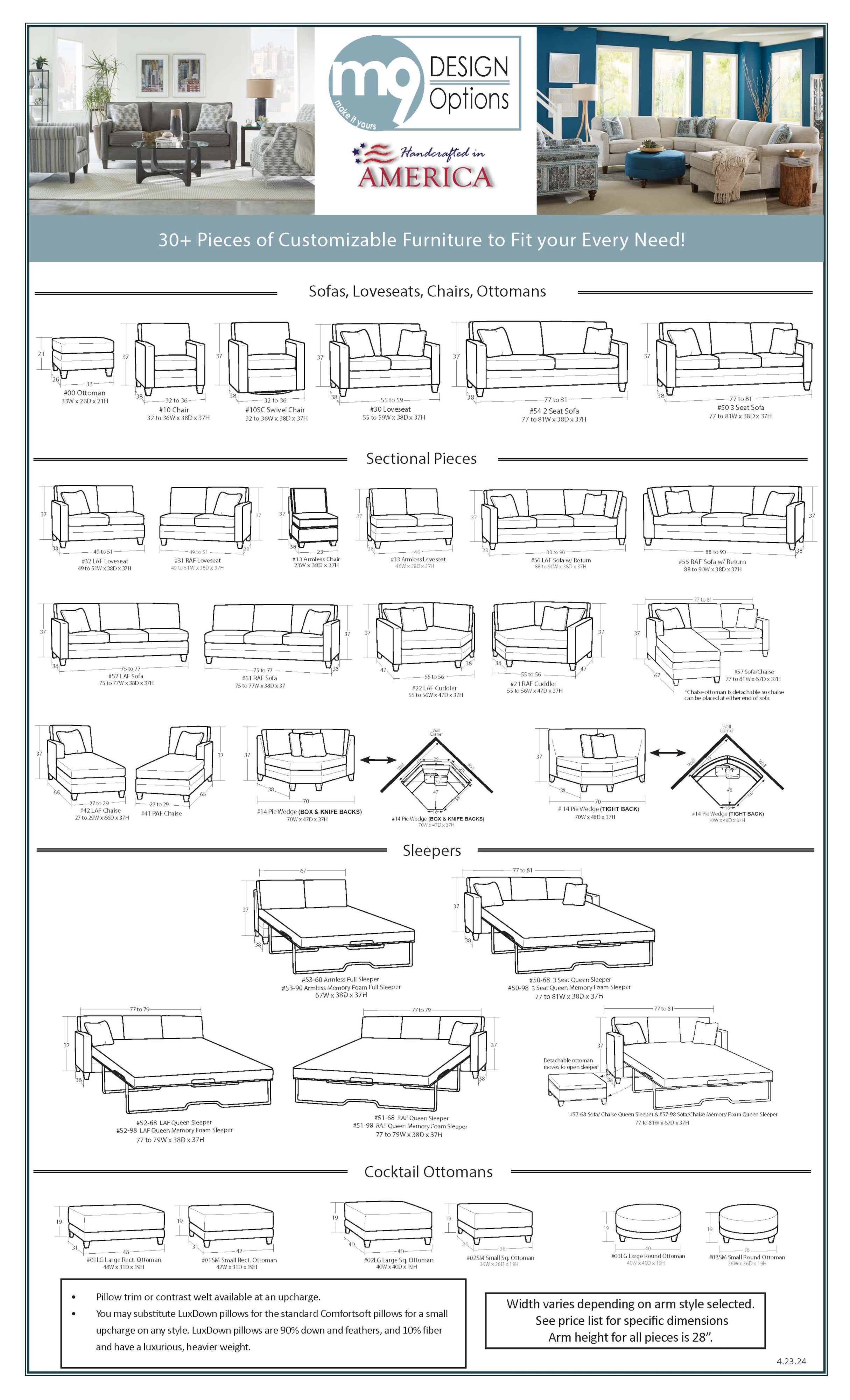 Customizable 3-Seat Sofa