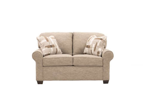 Casual Stationary Loveseat