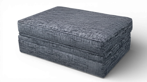 Customizable Storage Ottoman with Hinge Top