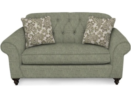 Loveseat with Tufted Seat Back