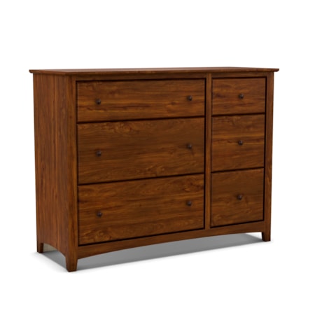 6-Drawer Combo Dresser