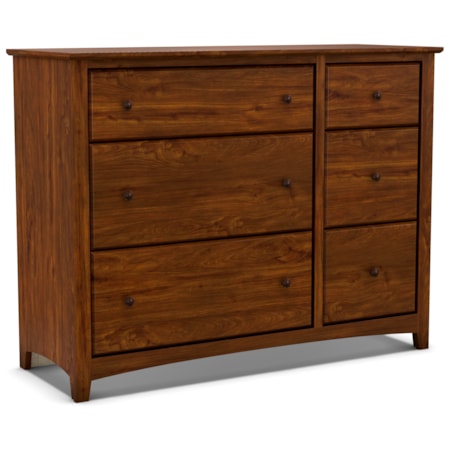 6-Drawer Combo Dresser