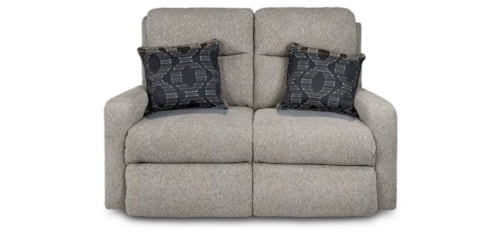 Contemporary Power Headrest Loveseat