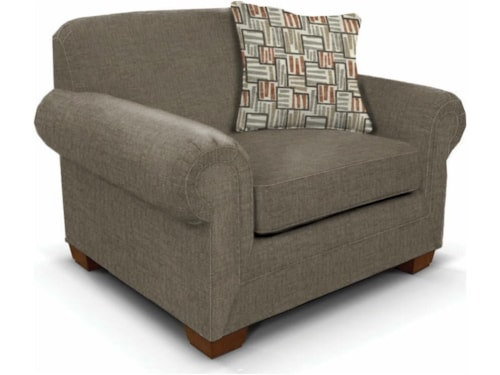 Traditional Upholstered Chair & a Half